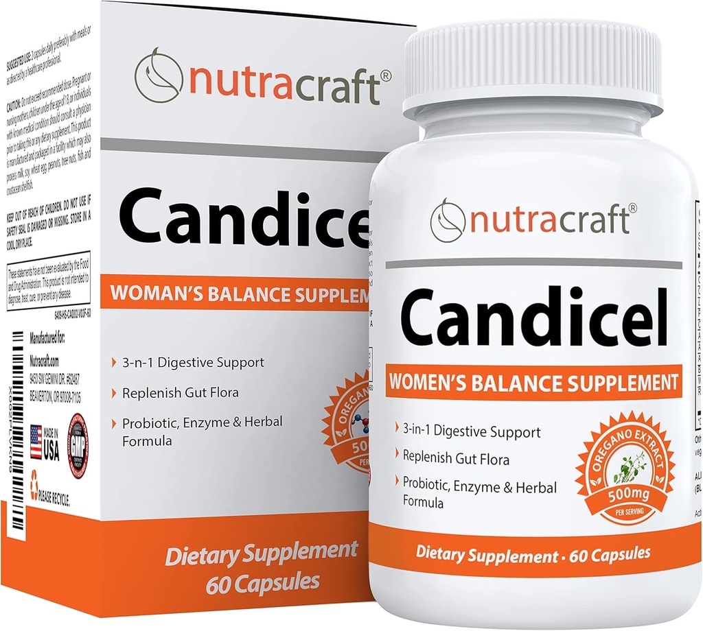 Nutracraft Candicel #1 Suplimentul intestinal Flora 