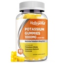 Gume de potasiu 1000 mg, Maximize Absoption Blend cu vitamina B6 Magneziu, Citrat de potasiu Supliment pentru adulți, Zahăr gratuit, 60 Conte