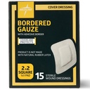 Medline Bordered Tigaze, 2" x 2" Insula Adezive Rochie Răni, Steril, 15 Conte