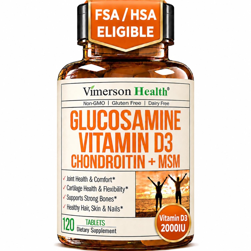 Glucosamină Chondroitin cu vitamina D3 2000UI 