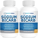 Bicarbonat de sodiu 650 mg Capsulele au întârziat eliberarea pentru susţinerea funcţiei renale normale şi a suplimentului renal. Bicarbonat de sodiu pentru Relief acid, Alcalinitate 120 pastile 2-Pachet
