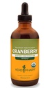 Herb Pharm Certified Organic Cranberry Extract lichid pentru Suport Tract urinar - 4 Ounce