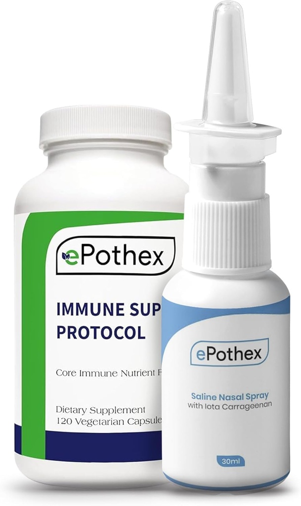 Recuperare sezonieră Bundle - Protocolul de sprijin imun - Iota Carragenan Spray Nasal