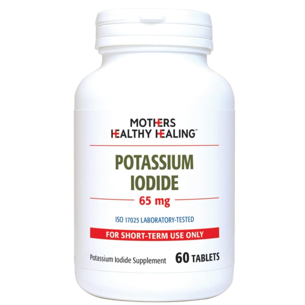 Suplimentul comprimatului cu iod de potasiu (65 mg), pastilele KI de iod (60 comprimate)