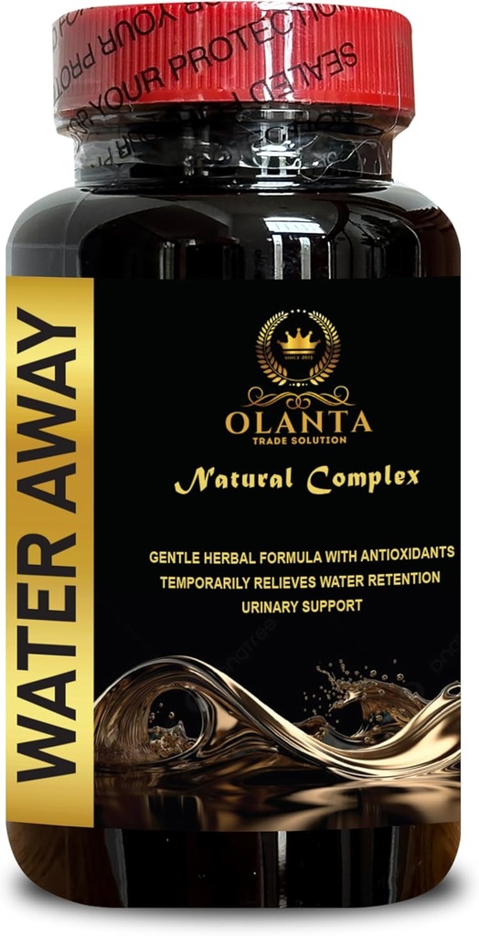 Pastile de apă naturale generice - Pastile de apă Cafeina gratuit, Pastile Diuretice pentru păstrarea apei, Cranberry, rodie, Turmeric, Pastile acid uric - 1 flacon