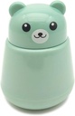 CoaGu Bear Pill Crusher pentru vârstnici - FDA-Compliant fin pulbere, BPA-Free ABS, Easy Grip & Clean, Leakproof Portable Medicine Grinder