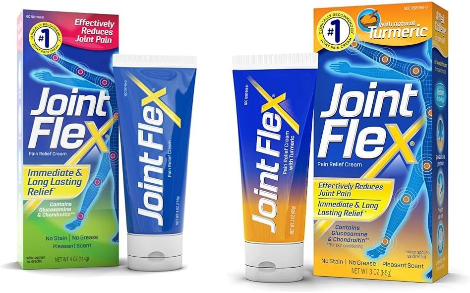 Creme JointFlex Artrita durere de relief, 4 Oz și 3 Oz tuburi cu Turmeric și Fusome de livrare