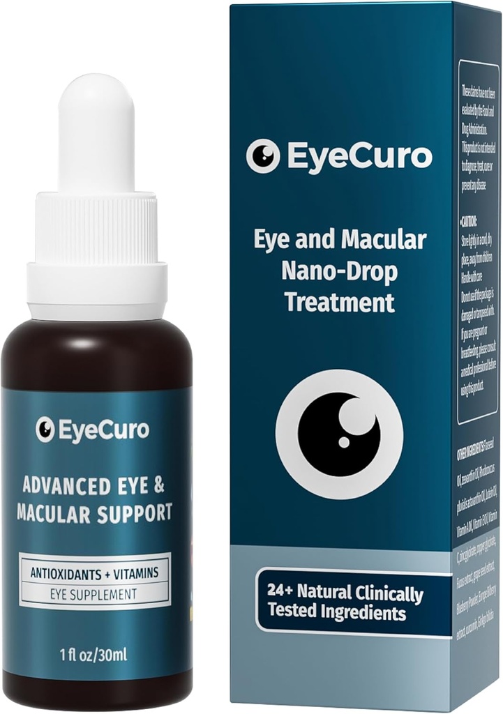 Ochi Vitamina si Suplimentul mineral, contine luteina, vitamina A, vitamina E, vitamina C, Zeaxantină, Astazantina, Zinc & More, 30ml