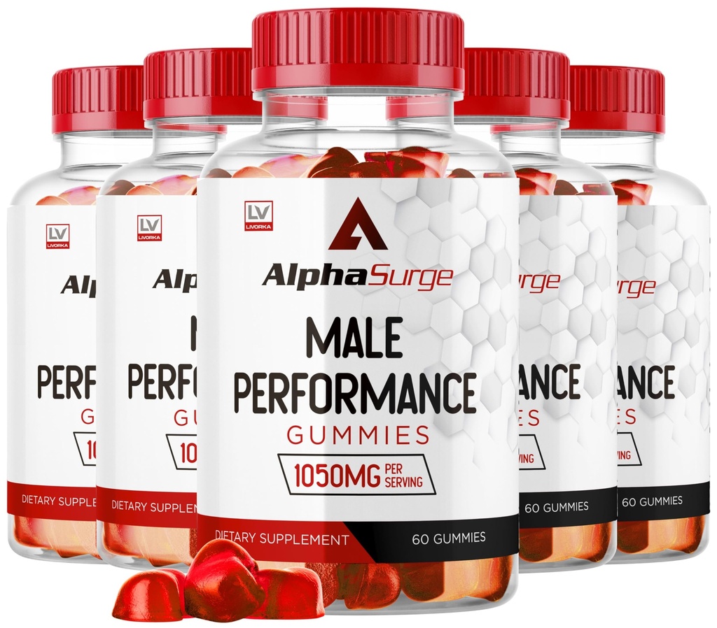 LIVORKA Alpha Surge for Men - Alpha Surge Gumies for Male, Alfa Surge Gummies 1050mg, Alpha Surge XL Gummie, Alpha Surge Gummies, Alfa Surge Gummies, Alpha Sugre Male, 300 Gummies pentru 5 luni