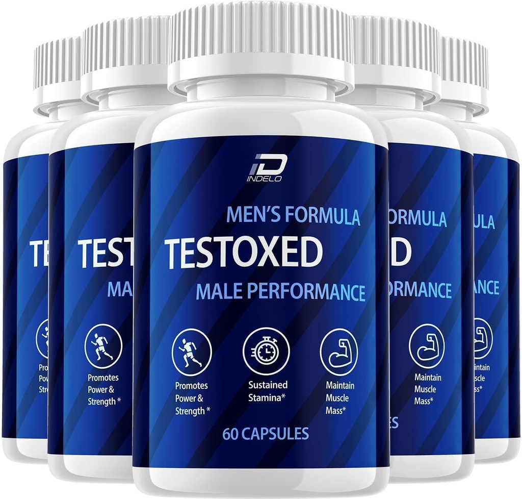 Testoxed capsule Supliment, Testoxed Advanced Men Wellness Support, Official Testoxed Putere maxima Performanta energetica, Testoxed Premium Formula Dietary Recenzii (5 ambalaj - 300 capsule)