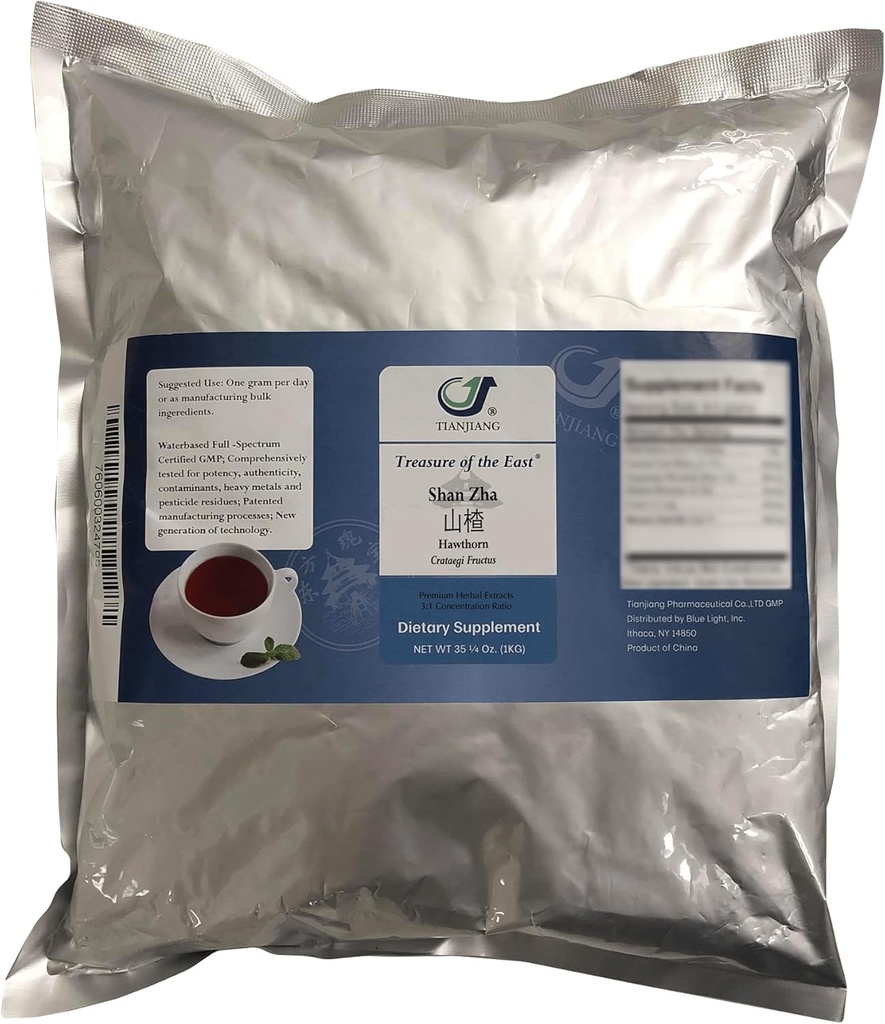 Comoara Orientului, Extractul Hawthorn - Shan Zha (3:1 Extract concentrat de plante praf, 1kg)