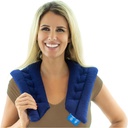 Pat Buddy Microwave Încălzire Pad - Body Wrap Pad de căldură cu tesatura moale flexibil - pentru terapie fierbinte sau rece, mare pentru cramps, dureri musculare, dureri articulare de artrită, dureri de cap, Flash-uri fierbinți
