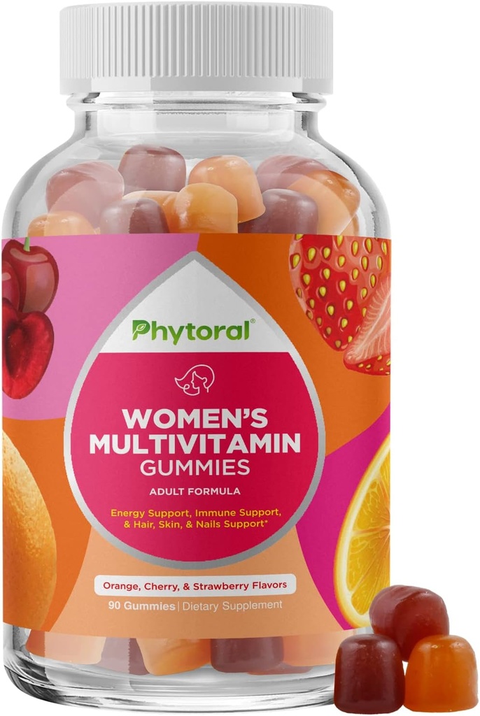 Femei Multivitamine Gummy Vitamine pentru adulti - Multivitamine naturale pentru femei Gumiile si sistemul imunitar natural Booster - Femei Gumete Adulti Complet cu zinc