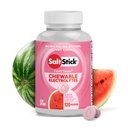 SaltStick Electrolyte FastChews - 120 pepene verde Electroliți masticabile - Tablete de sare pentru rulare și hidratare, Electrolit Chews - 120 Conte