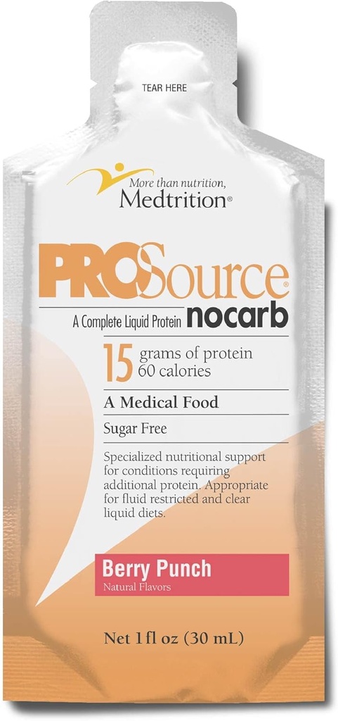 Medtrition ProSource NoCarb Berry Punch Energy Packets