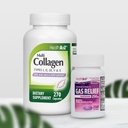 HealthA2Z® Super Savings Bundle Deal - Gas Relief Simethicone 250mg (200 Softgels) & Multi Colagen Pills, 1735 mg (270 capsule Colagen)