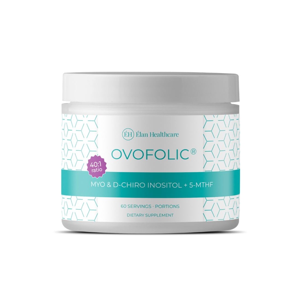 PCOS Supliment pentru femei - Boost Fertility, Hormonal Echilibru, și POSS Support - Myo-Inositol, D-Chiro Inositol, Folat activ - Suplimente PCOS de mare potențial (60 Servings, 129g Jar)
