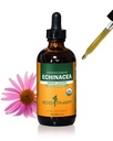 Herb Pharm Certified Organic Echinacea Extract lichid rădăcină pentru suport sistem imunitar, Organic Cane Alcool, 4 Ounce