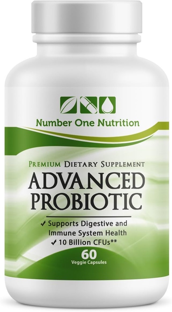 Probiotice Premium N1N pentru bărbaţi şi femei [11,5 miliarde CFU] Lactobacillus Acidophilus Probiotic Supliment pentru îmbunătăţirea Digestion & Imunity, Perioada de valabilitate Stable & No Frigider necesar, 60 Capace