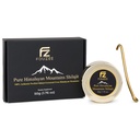 FOUZE Munţii Himalayeni Pure Shilajit - 77% + Acid fuzelian Coerenţă Hard autentică, Sursa naturală a acidului fuzelian, peste 85 Minerale Trace, include Spoon din oţel inoxidabil (50 grame)
