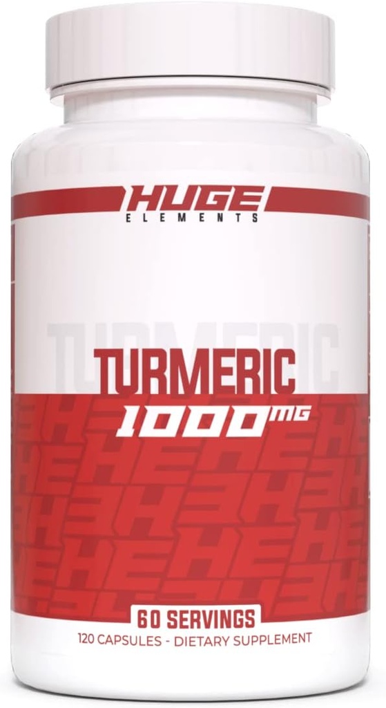 Suplimente imense Turmeric, 1000 mg de extract de rădăcină pur turmeric per servire, 95% Curcuminoide, supliment antioxidant, non-GMO, gluten-free - 120 capsule