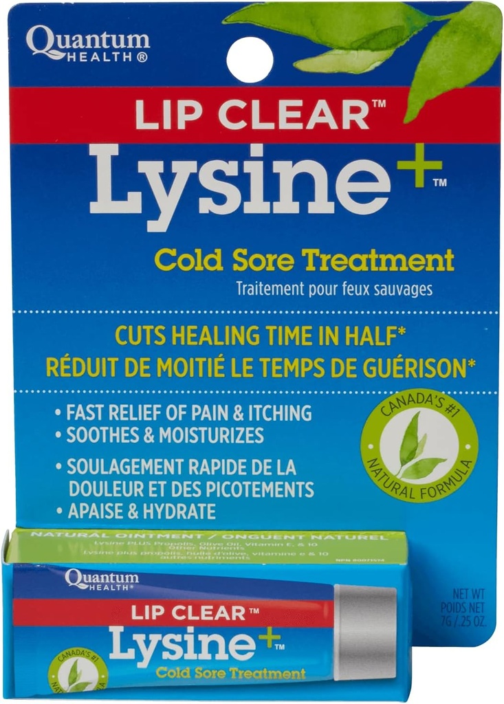 Lip Clear Lysine+ Rece Sore Tratament 0.25 oz (Pachet de 3)