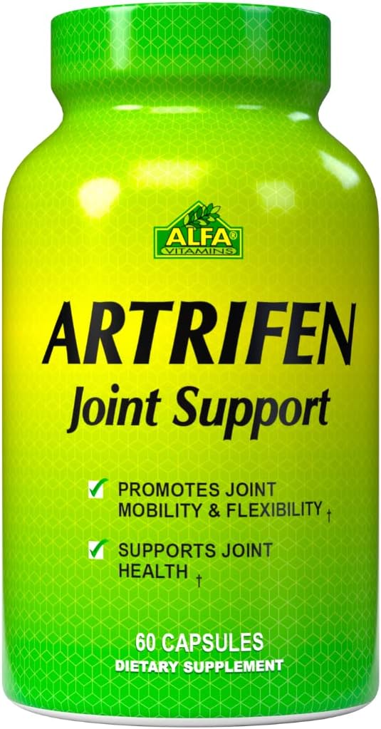 Artrifen 60 Capsule - Glucosamină - Chondroitin - Extract de Boswellia - Sănătate în comun - Necazuri în genunchi