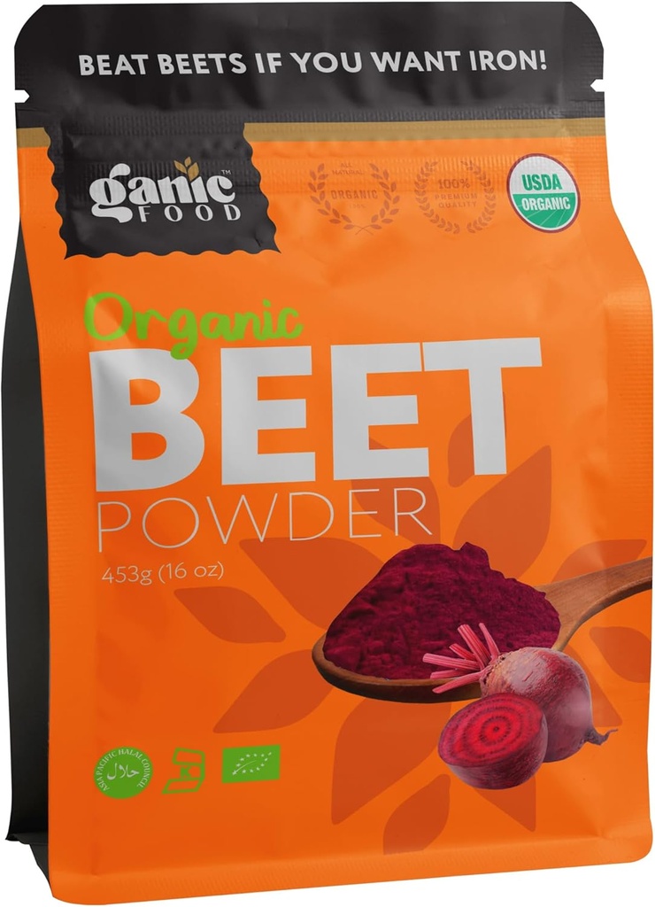 Sfeclă organică Root Powder, 16 Ounces