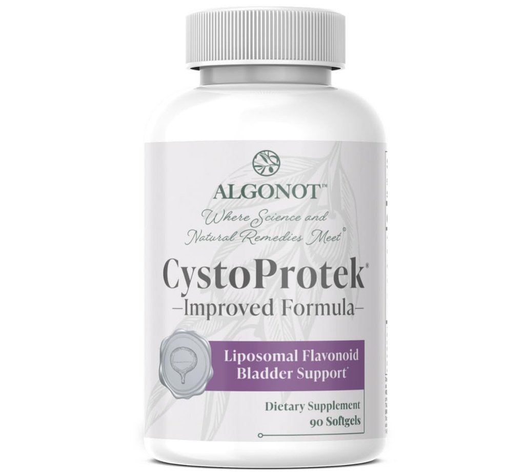 CystoProtek 1 Pack - Formula patentat Promoveaza sanatatea vezicii urinare Folosind o combinatie exclusiva de hialuronat, condroitin si flavonoizi naturali