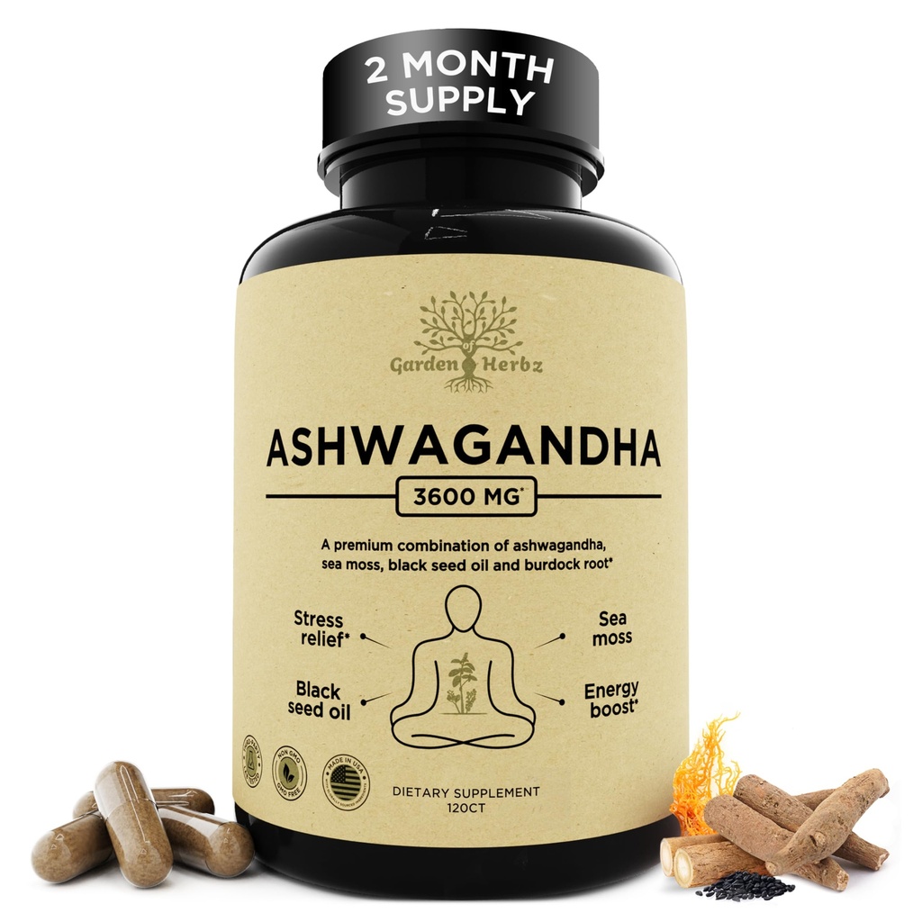 Organic Ashwagandha Root & Irish Sea Moss 