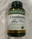 Natura's Bounty Cranberry Plus Vitamina C, 4200 mg, Softgels 250 ea (Pachet de 2)