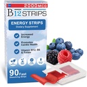 Sursa esenţială 2.000 mcg Metilcobalamină Vitamina B12 Stripuri sublinguale de energie Biotin, B6, 5-MTHF L- Metilfolat 