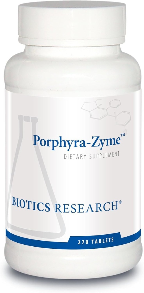 Biotice de cercetare Porphyra Zyme Clorofila concentrat, Heavy Metal capacitate de legare, detoxifiere, 270 comprimate