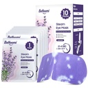 Steam Eye Mask, 10 Packs Încălzire Ochi Masca, Auto Încălzire Exposible SPA Warm Compress for Eyes Sleep Mask, Soothing Moist Heat Eye Masks, Travel Essentials & Relaxation Cadouri (Lavender Scent)