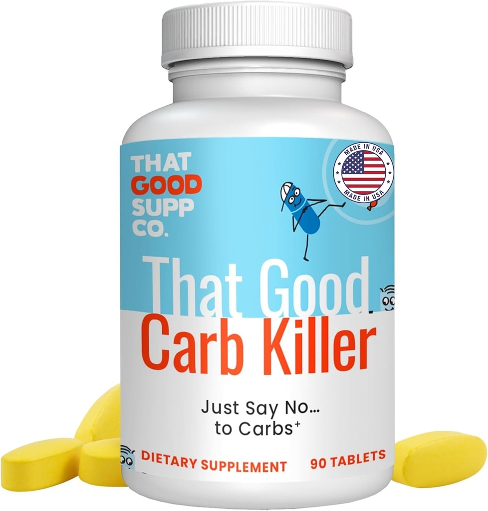 Că bun Supp Co că bun Carb Killer - carbohidrat pastile de blocare pentru obiectivele de întreținere greutate - Appetit Blocker, ucide zahăr și carbohidrat Craving - Seif & Keto Formula prietenos - Made in USA