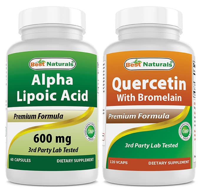 Cel mai bun natural alpha Acid lipoic 600 mg și Querbetin cu Bromelain
