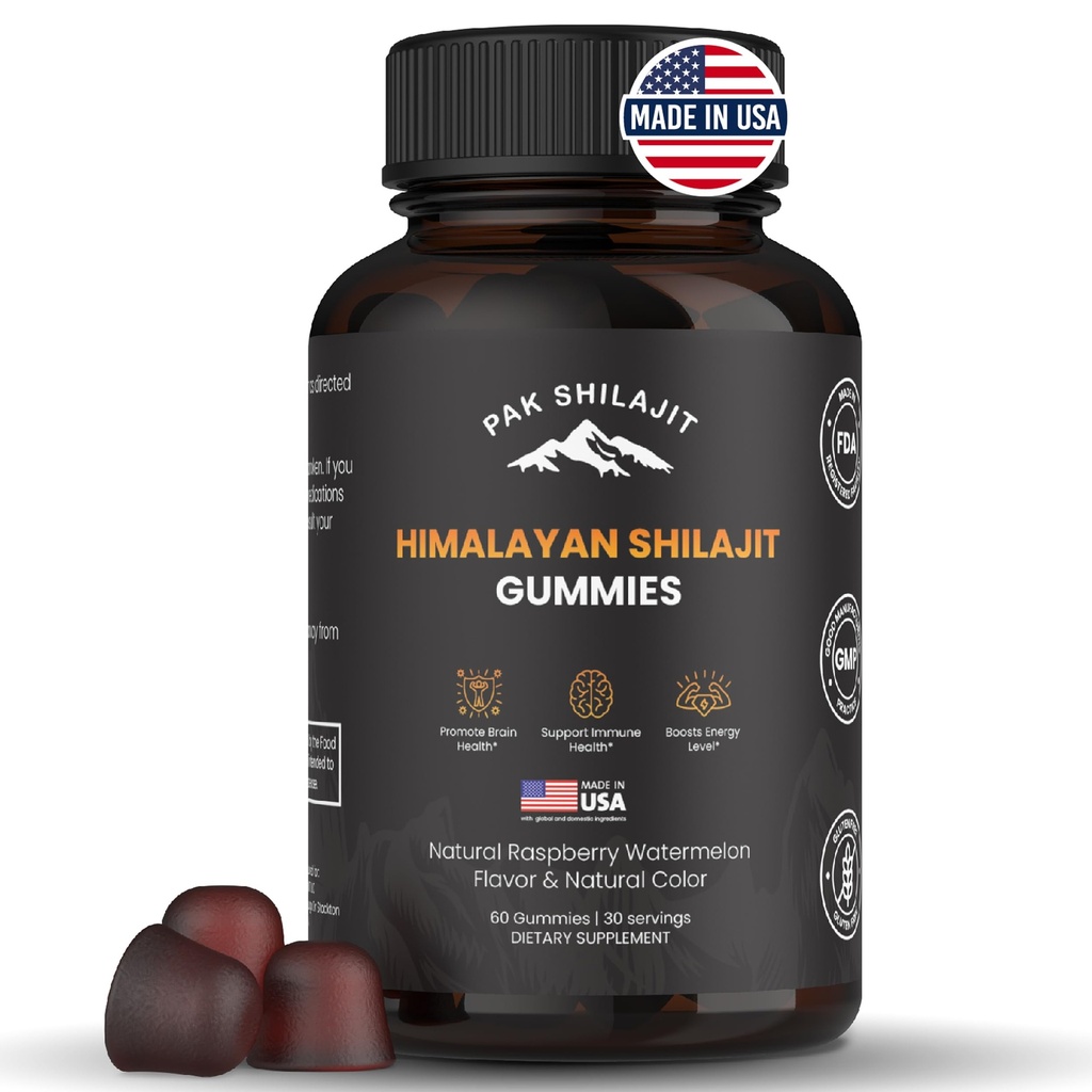 Guma pura de soare Himalayan Shilajit pentru barbati si femei 
