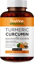 Curcumina turmerica cu Pepper negru BioPerine si ghimbir - Made in USA - 120 capsule vegetariene pentru absorbtie avansata, suport comun