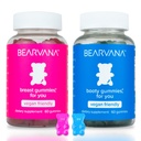 BEARVANA de susţinere a piersicii Combo Pack Gumies pentru femei 