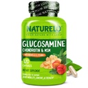 NATURO Glucosamină Chondroitin MSM cu Boswellia şi vitamina C - Supliment pentru comfort comun, mobilitate şi putere - 120 capsule