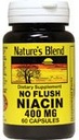 Nature's Blend Niacin No Flush 400 mg 60 capsule