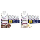 Asigurați-vă Max proteine lapte ciocolată și franceză Vanilla Nutriție Shakes, 30g proteine, 150 Calorii, 12 Pack Bundle