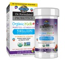 Gradina de viata Dr. Probiotice Formulate Organic Kids+ plus vitamina C & D - Berry Cherry - Gluten, Dairy & Soy Free Immune & Digestive Health Supplement, No Adăugat Sugar, 30 Chewables (Shelf Stable)