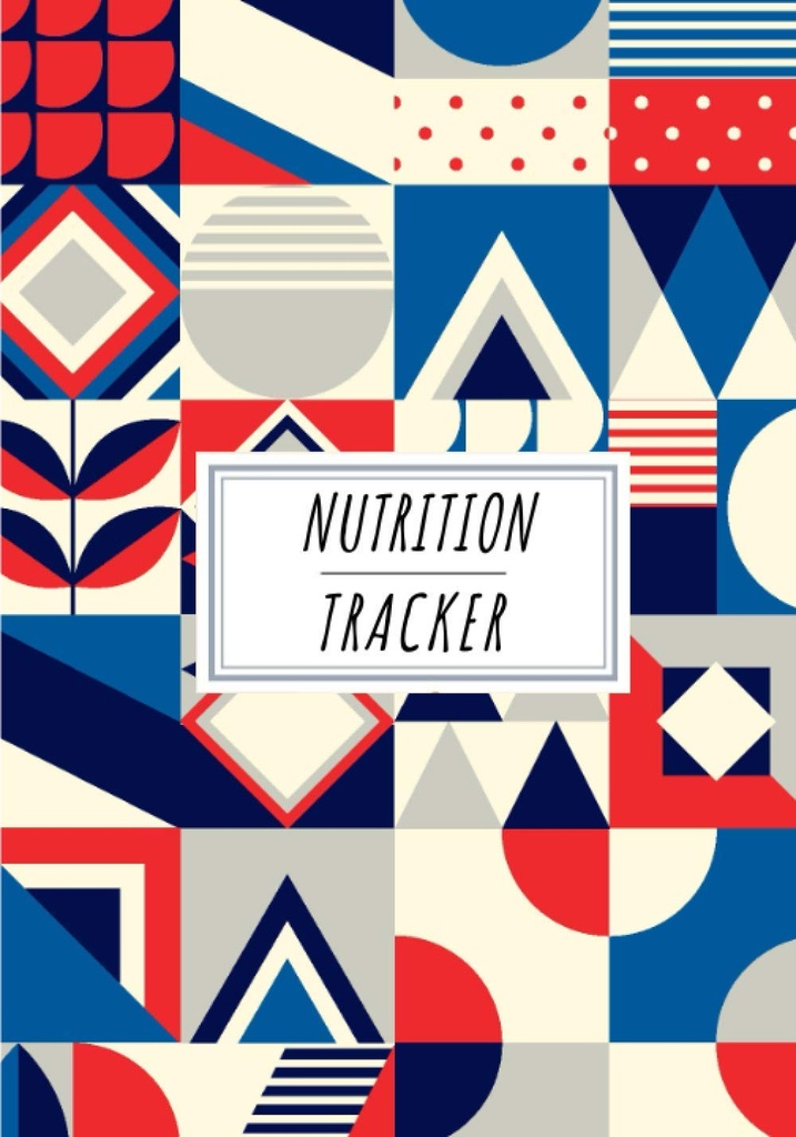 Nutritie Tracker: Daily Nutritional Journal to Keep Track and Reviews 