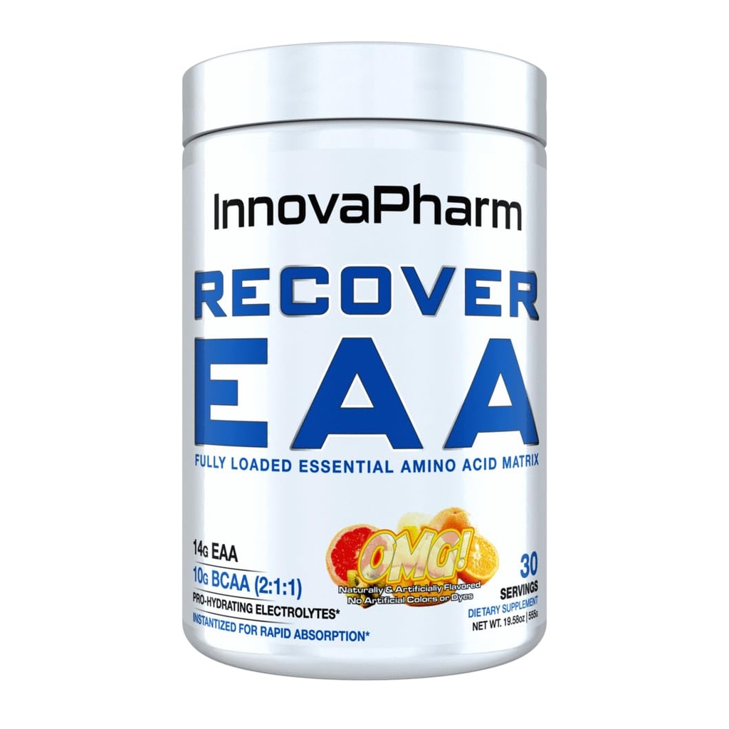 InnovaPharm Recover EAA Powder - Limonadă roz - 19.5 Ounces