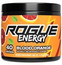 Rogue Energy Energetic Drink Powder for Long Gaming Hours - Energetic Powder for Mental Focus - Sugar & Gluten Free - Gaming Supplement with Caffeine & Vitamins - Made in USA (Blood Orange - 40 Servings)