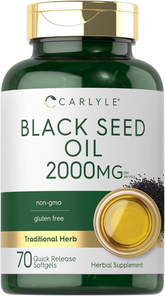 Carlyle Black Seed Seed Oil Softgel Capsules 