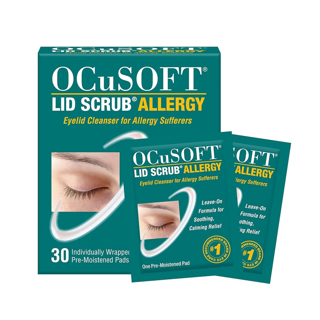 OCuSOFT Lid Scrub Alergia Eleid Cleanser 30CT