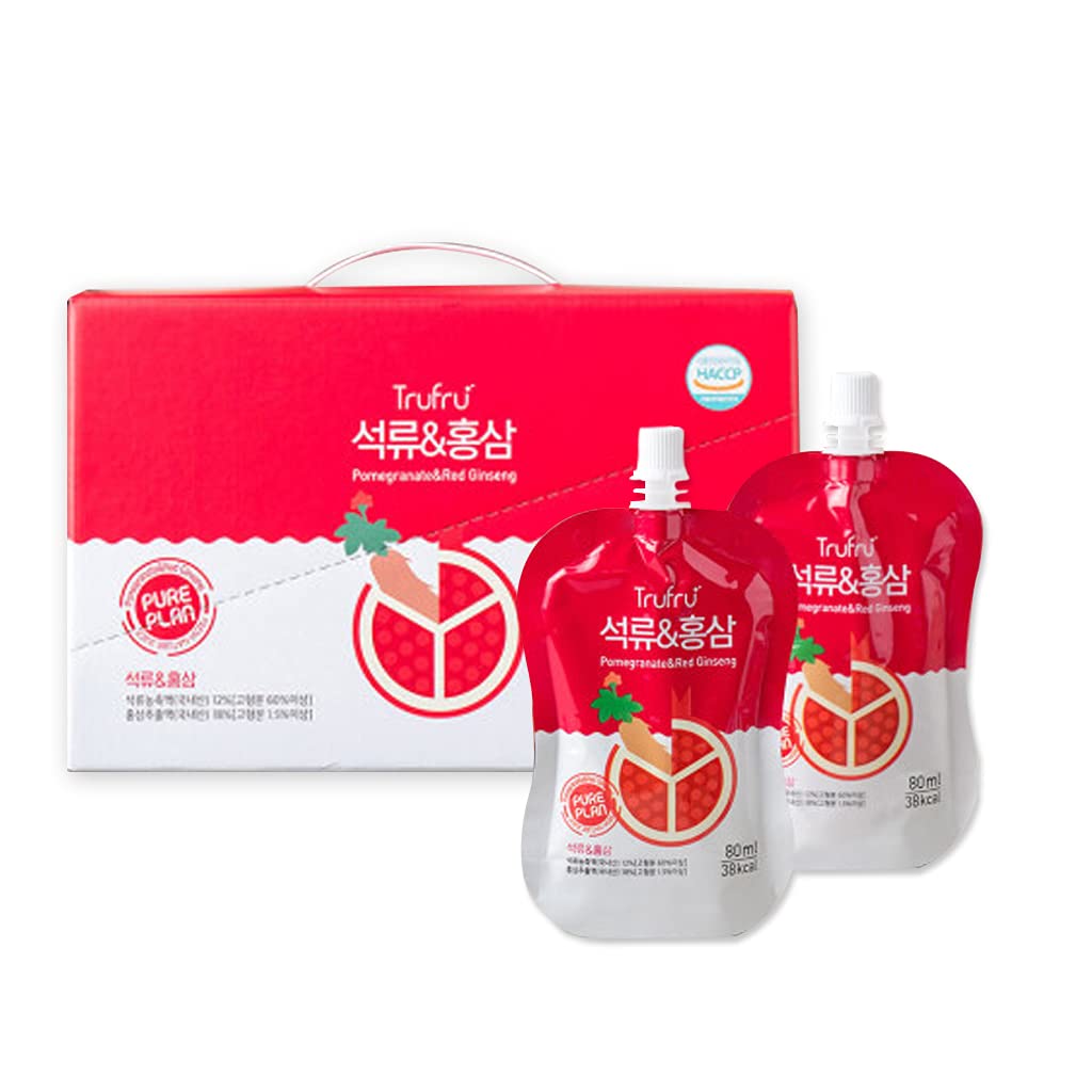 PURE PLAN rodie și suc de ginseng roșu 80mlx15 produs de frumusețe coreeană, îmbunătățirea circulaţiei sângelui