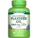Adevărul naturii Flaxseed ulei Softgels 